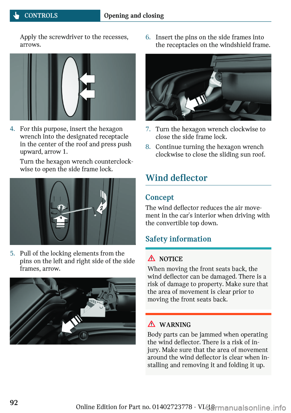 MINI COOPER CONVERTIBLE 2019  Owners Manual ��