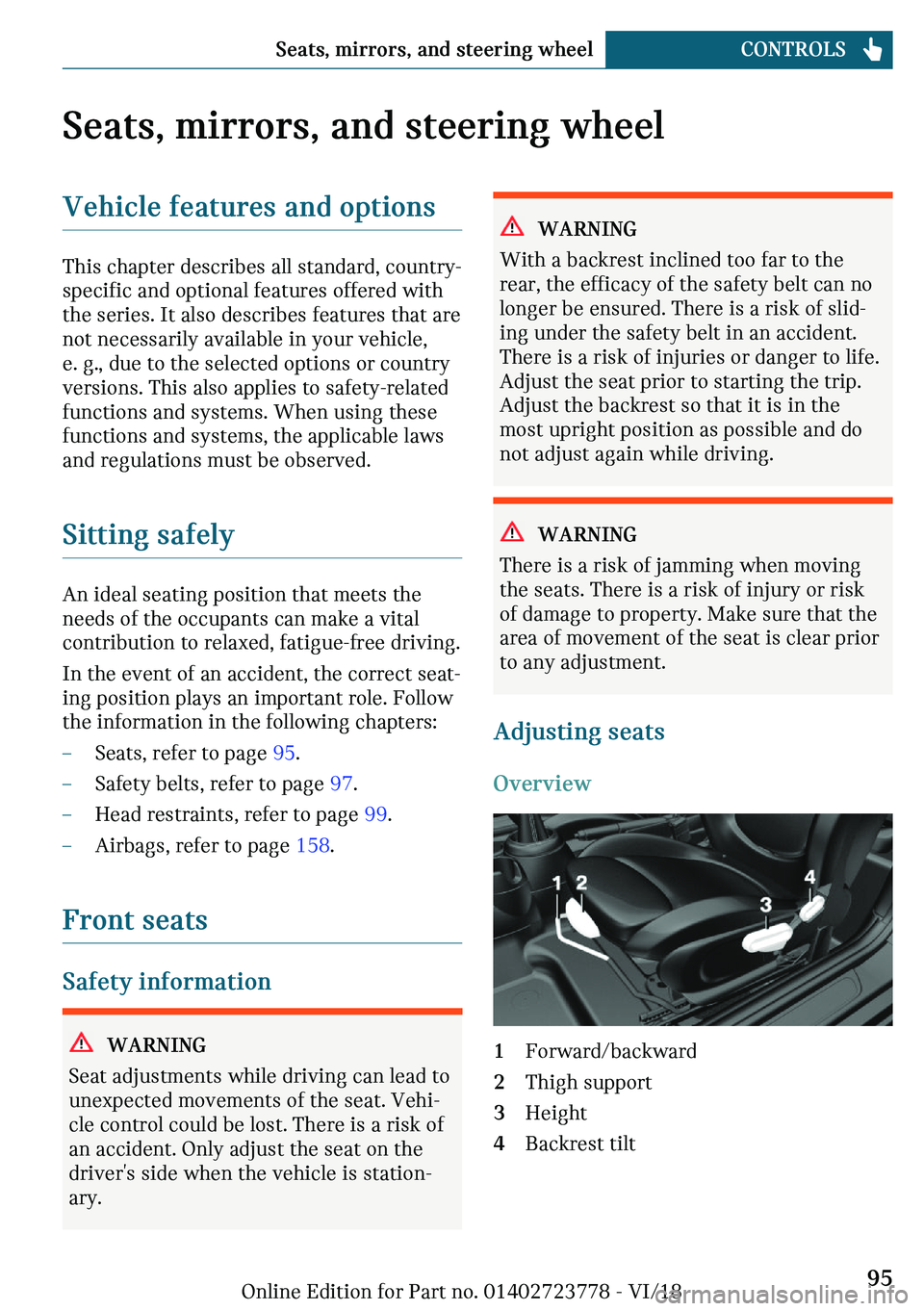 MINI COOPER CONVERTIBLE 2019  Owners Manual �d�