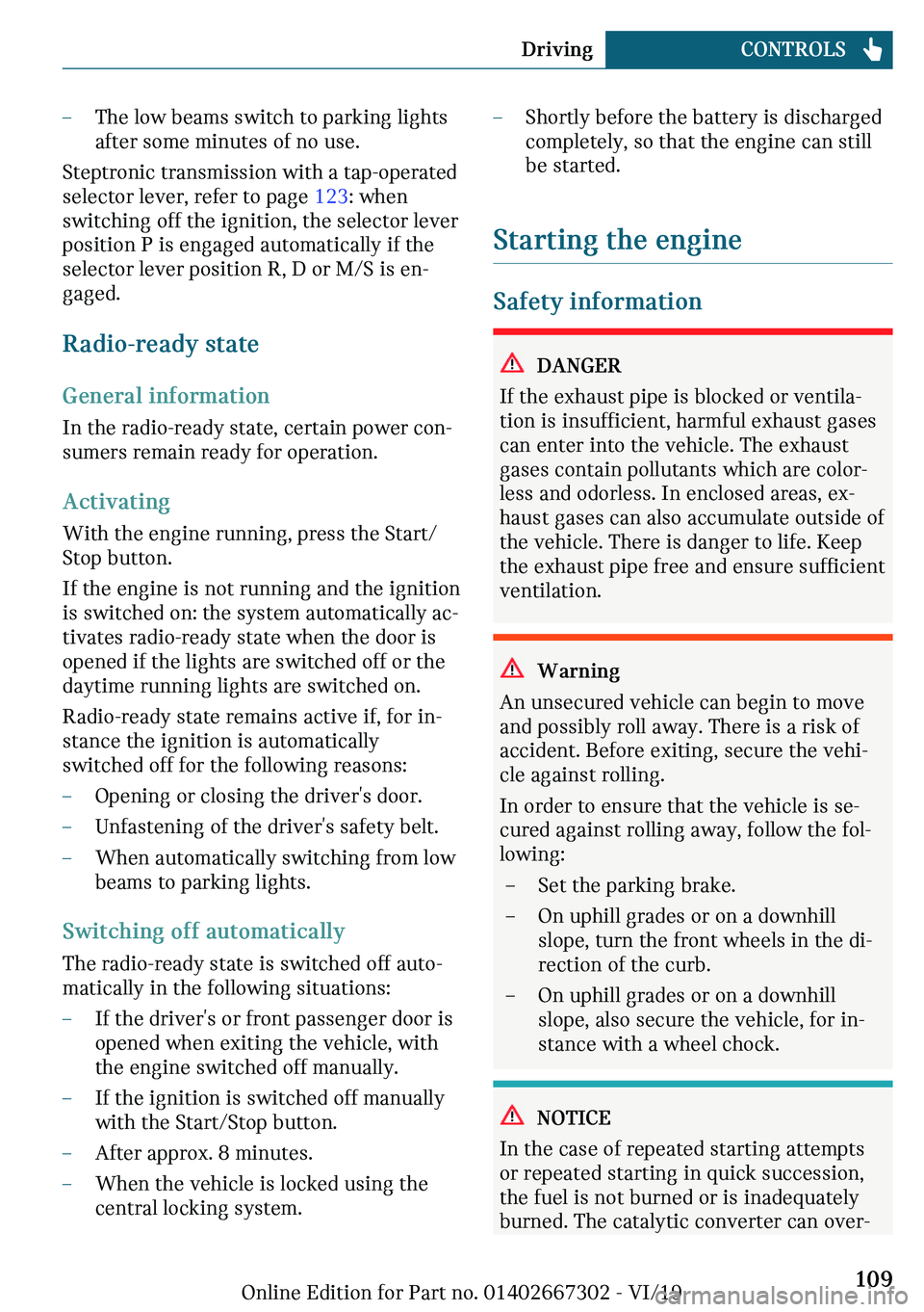 MINI COOPER CONVERTIBLE 2020  Owners Manual 