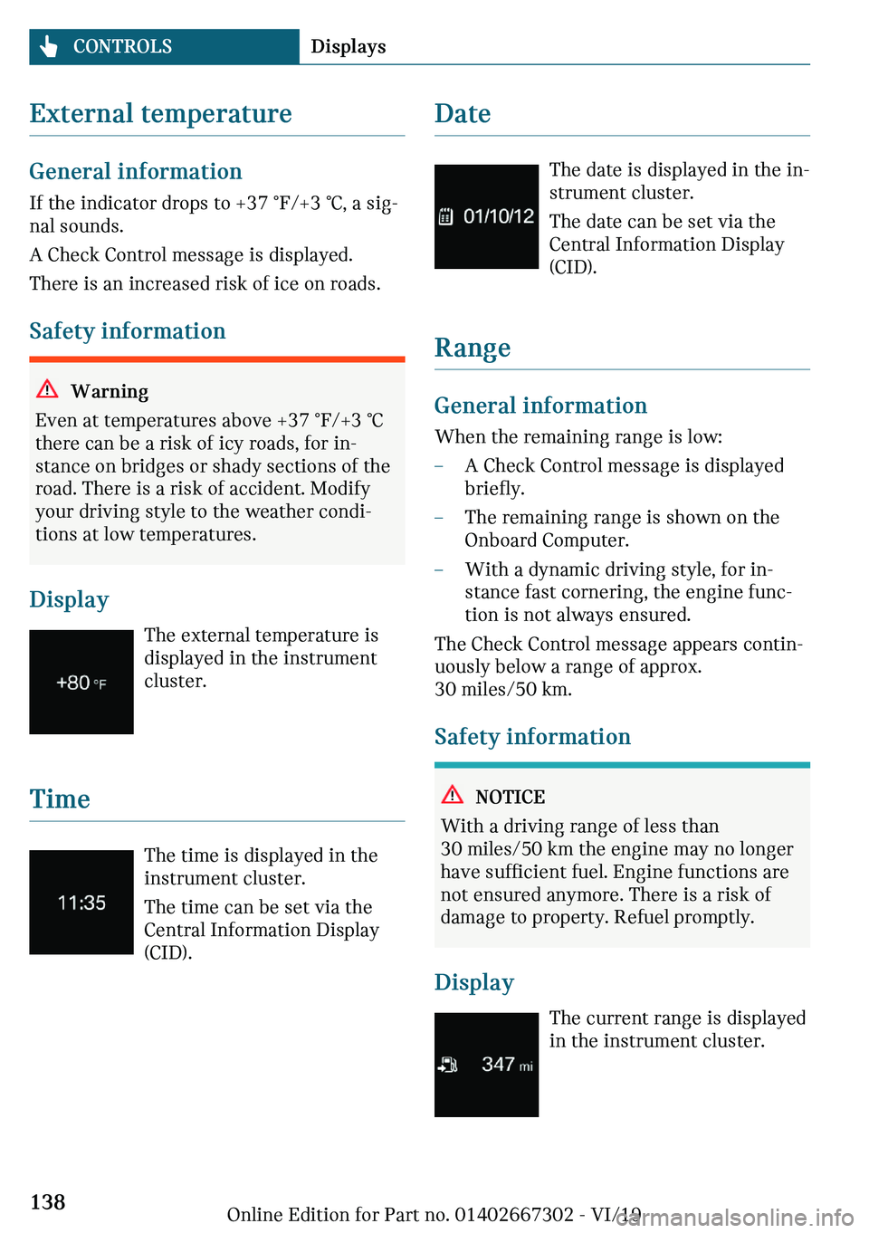 MINI COOPER CONVERTIBLE 2020  Owners Manual �C�