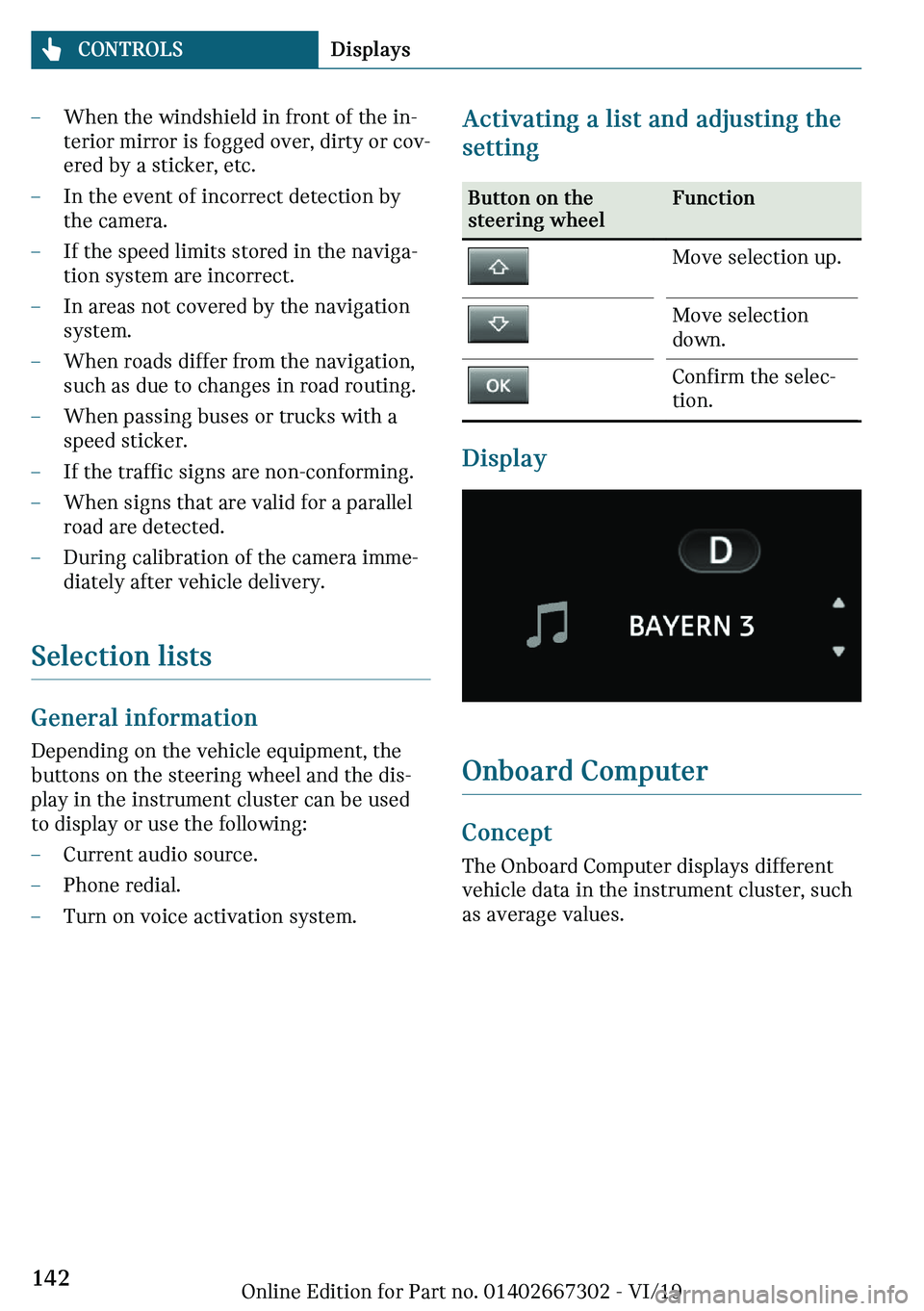 MINI COOPER CONVERTIBLE 2020  Owners Manual 