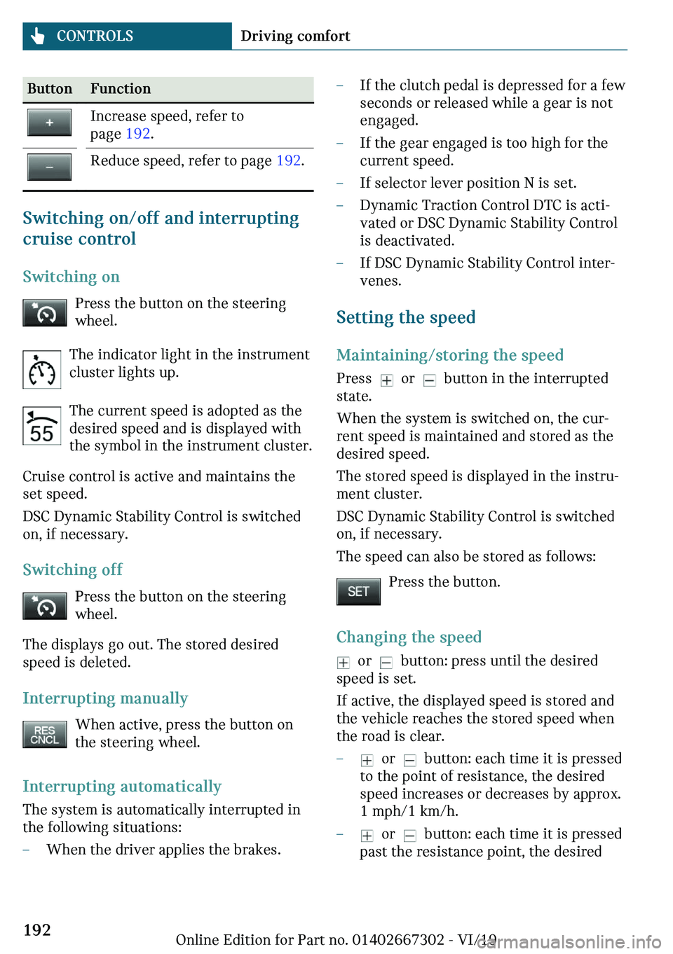 MINI COOPER CONVERTIBLE 2020  Owners Manual �B�