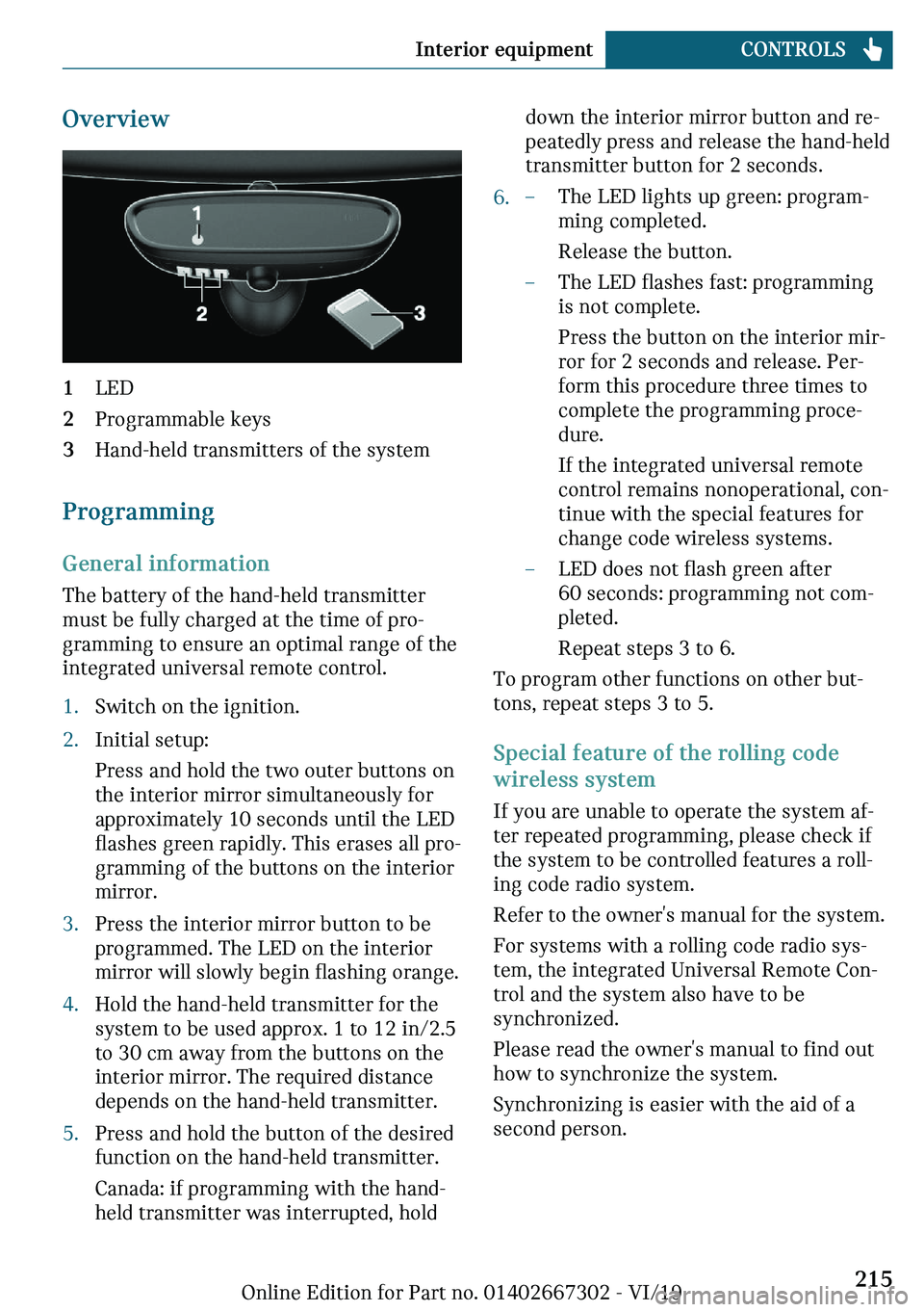 MINI COOPER CONVERTIBLE 2020  Owners Manual �O	�