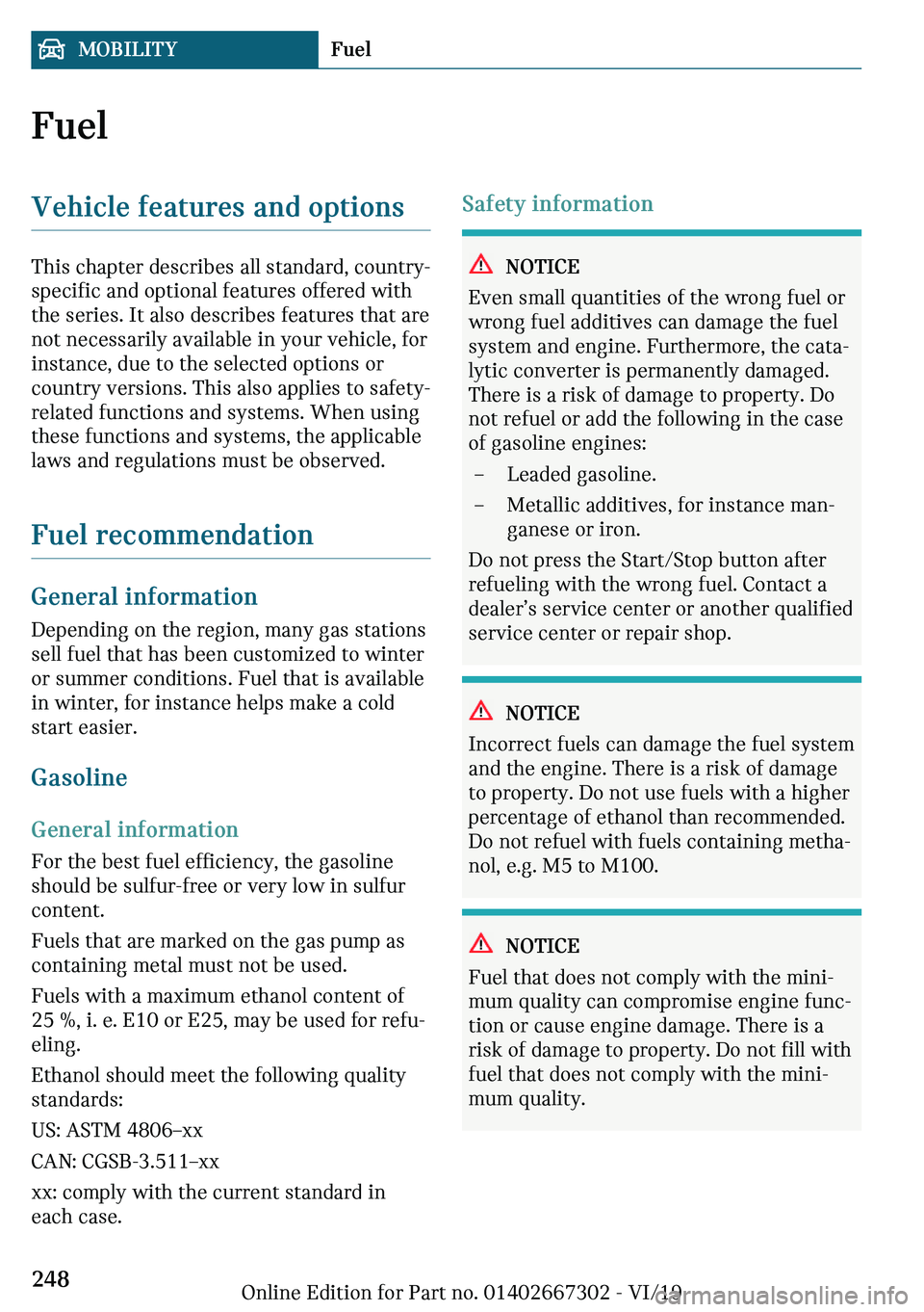 MINI COOPER CONVERTIBLE 2020  Owners Manual �F�