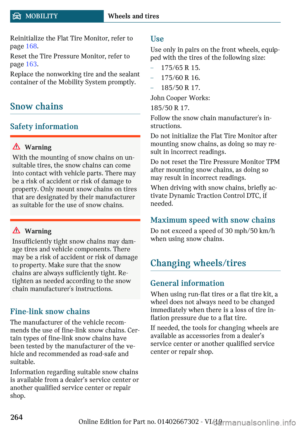 MINI COOPER CONVERTIBLE 2020  Owners Manual �`�