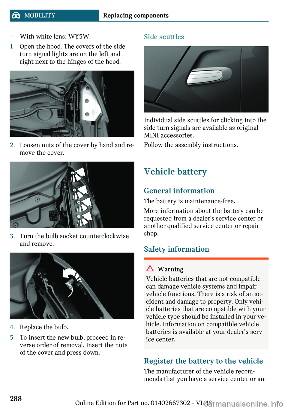 MINI COOPER CONVERTIBLE 2020  Owners Manual 
