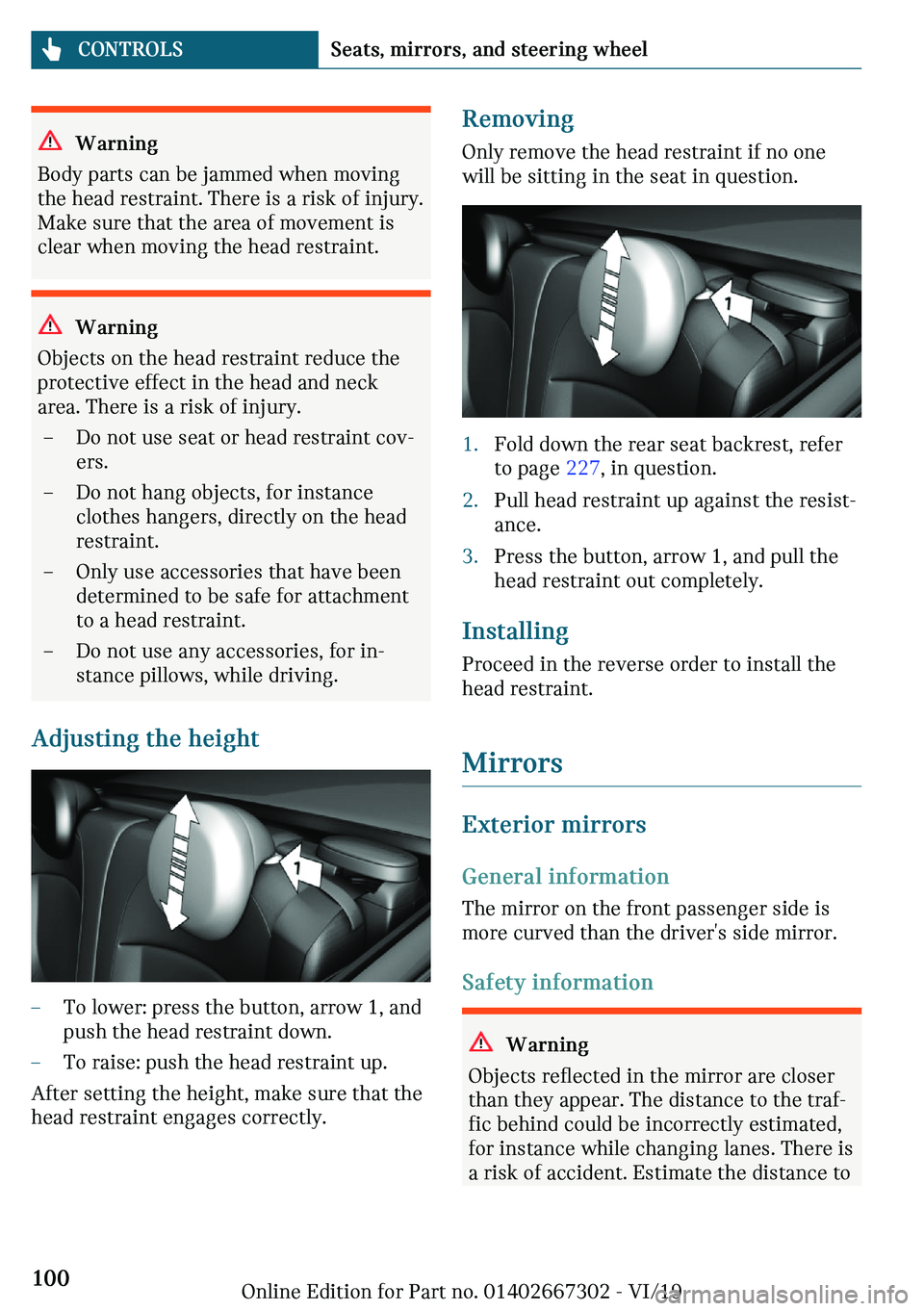 MINI COOPER CONVERTIBLE 2020  Owners Manual �W�