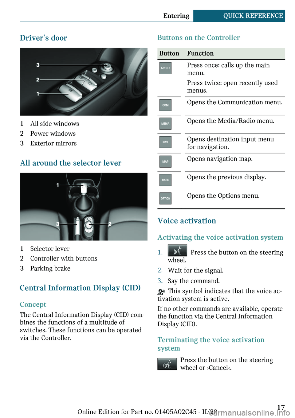 MINI COOPER CONVERTIBLE 2021 User Guide ��r�