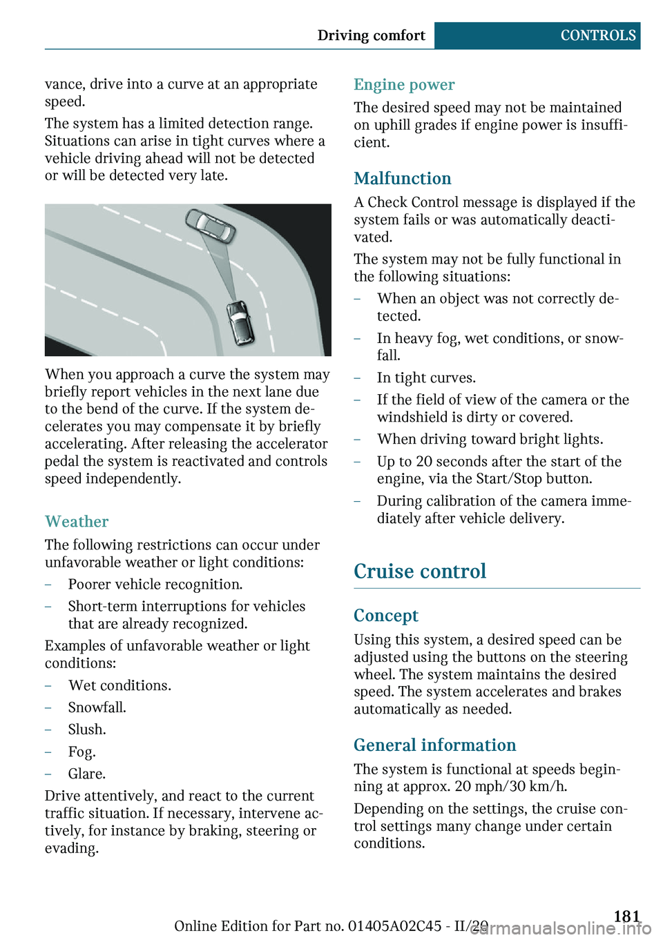 MINI COOPER CONVERTIBLE 2021  Owners Manual 	�