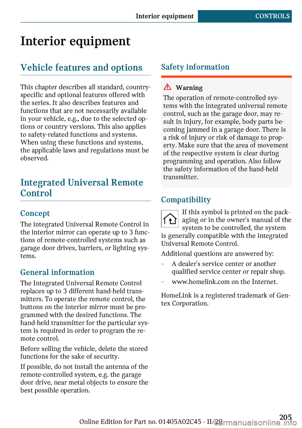 MINI COOPER CONVERTIBLE 2021  Owners Manual �-�n�