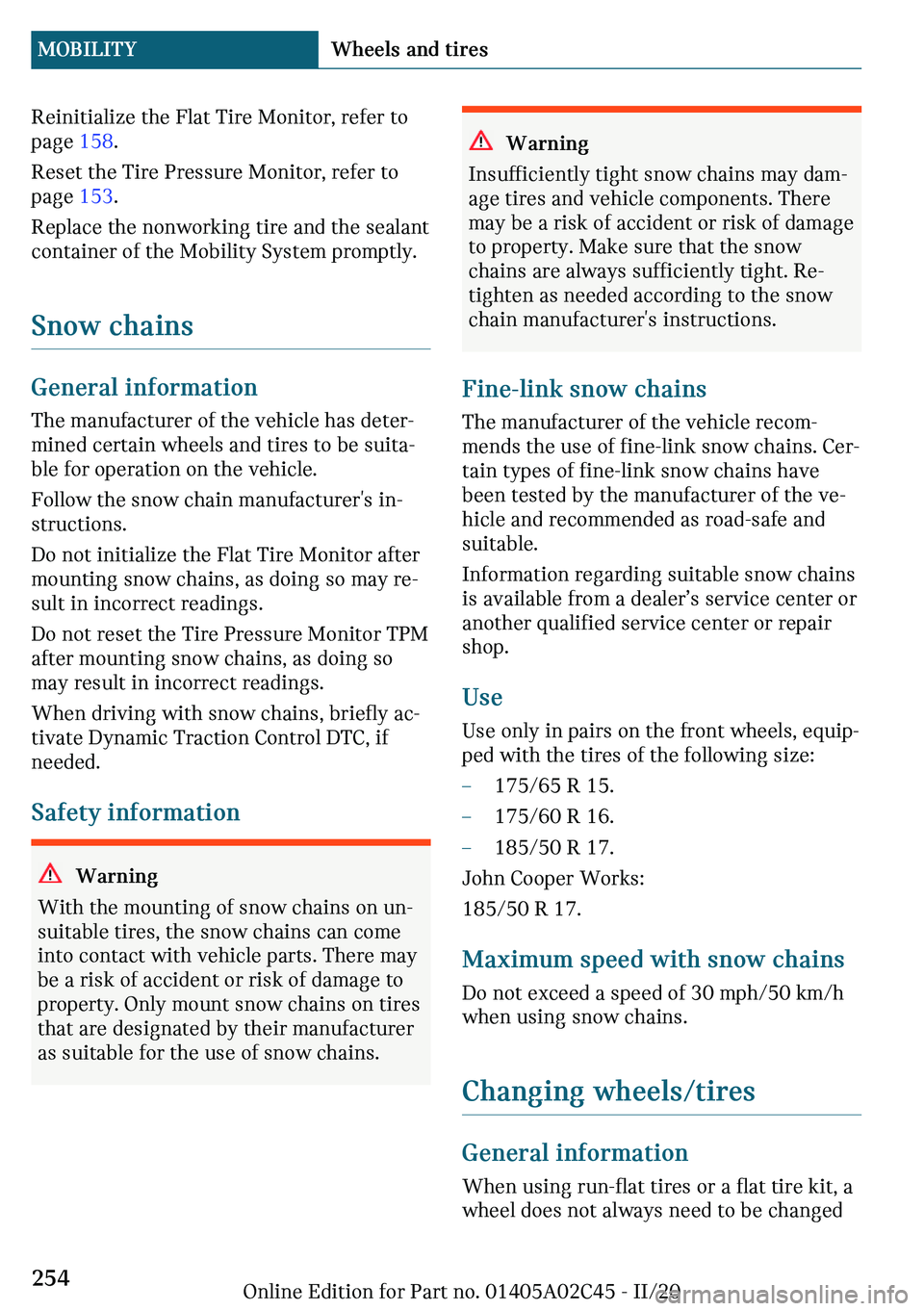 MINI COOPER CONVERTIBLE 2021  Owners Manual �`�