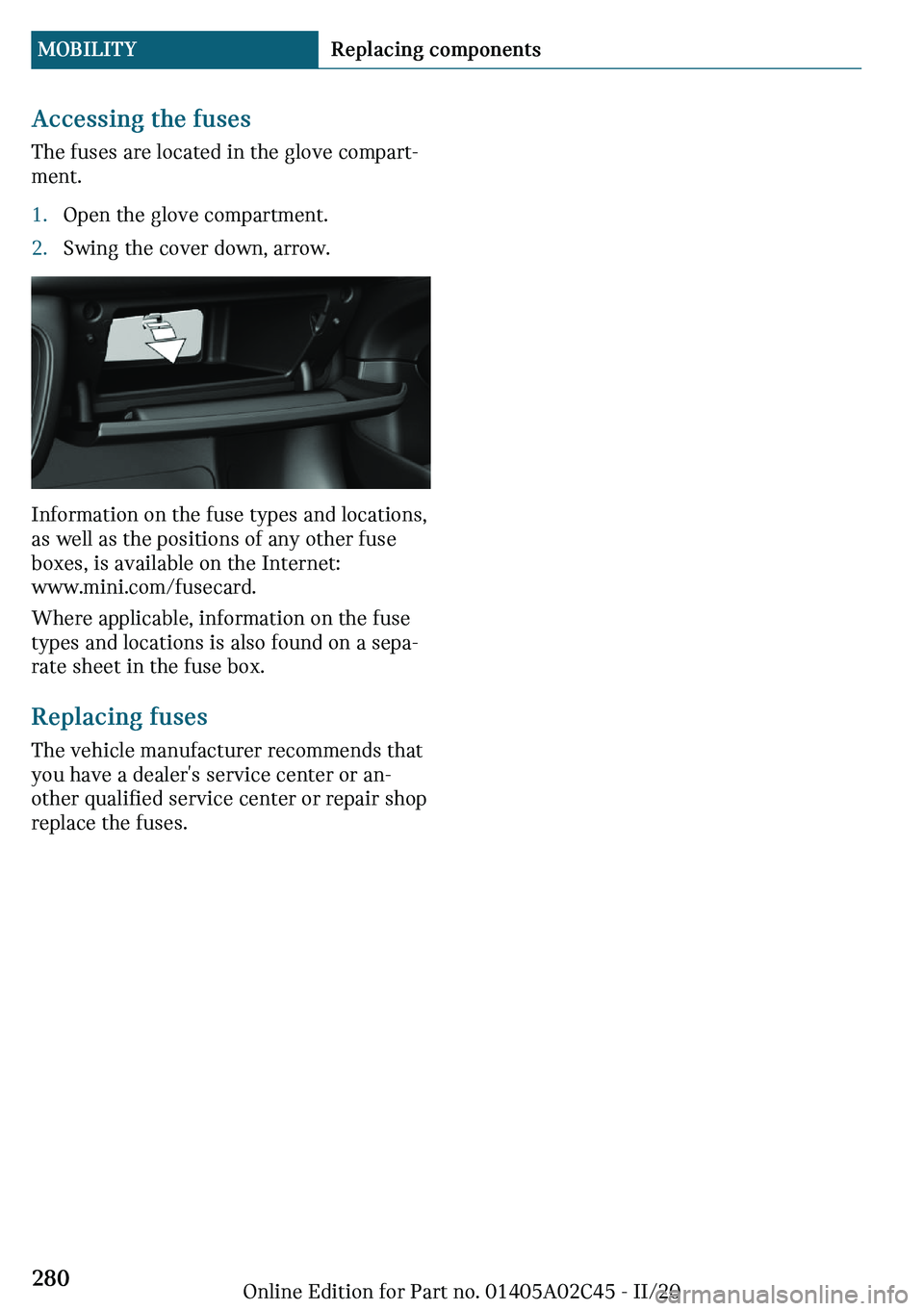 MINI COOPER CONVERTIBLE 2021  Owners Manual ��c�c�