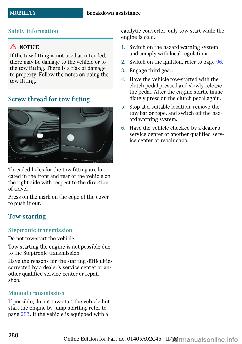 MINI COOPER CONVERTIBLE 2021  Owners Manual �d�