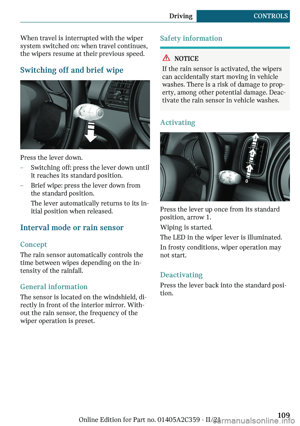 MINI COOPER CONVERTIBLE 2022  Owners Manual �W�