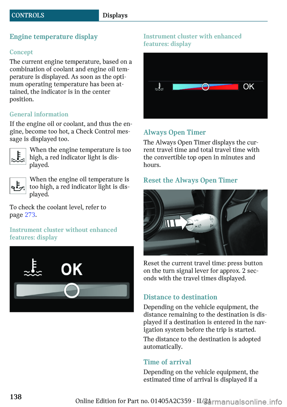 MINI COOPER CONVERTIBLE 2022  Owners Manual ��n�g�