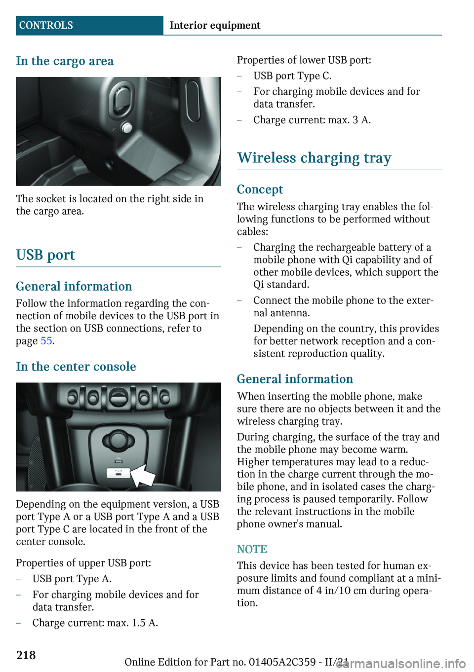 MINI COOPER CONVERTIBLE 2022  Owners Manual �-�n��