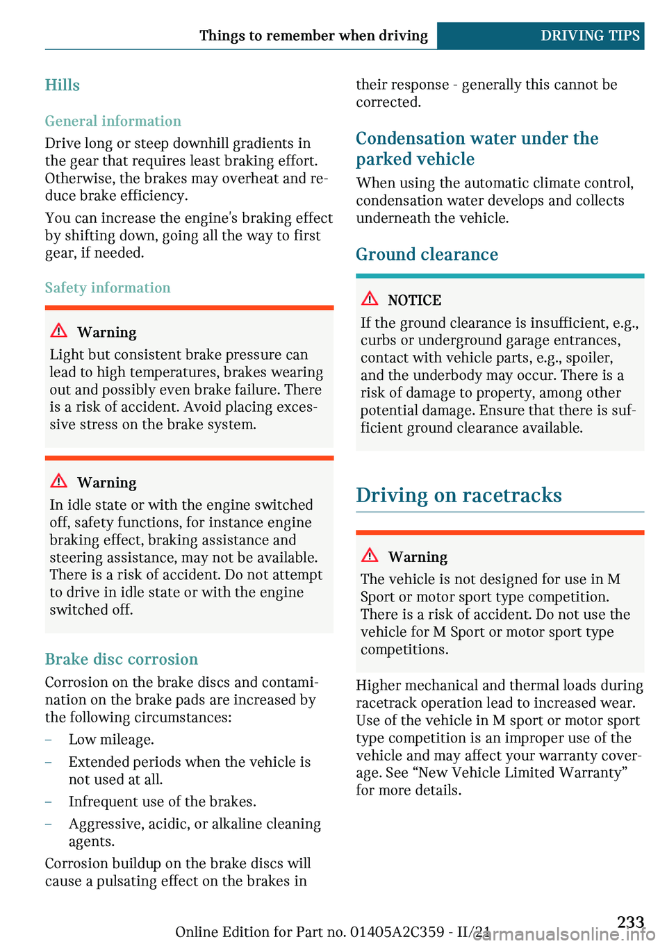 MINI COOPER CONVERTIBLE 2022  Owners Manual �*�