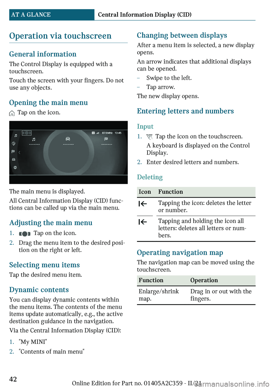 MINI COOPER CONVERTIBLE 2022 Service Manual �O�