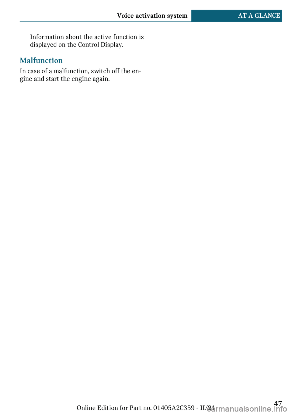 MINI COOPER CONVERTIBLE 2022 Service Manual �-�n�f�