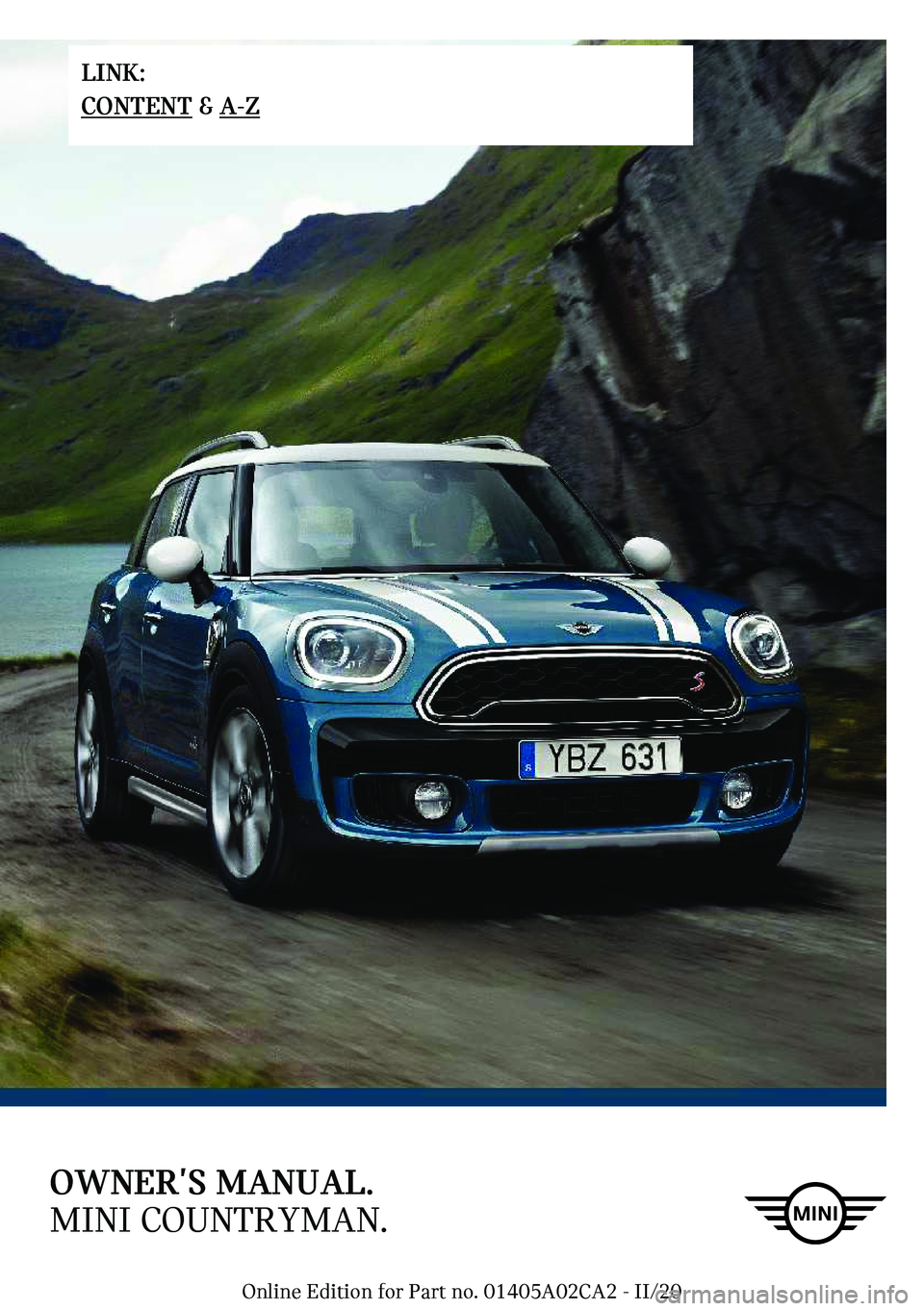 MINI COUNTRYMAN 2021  Owners Manual �O�W�N��`