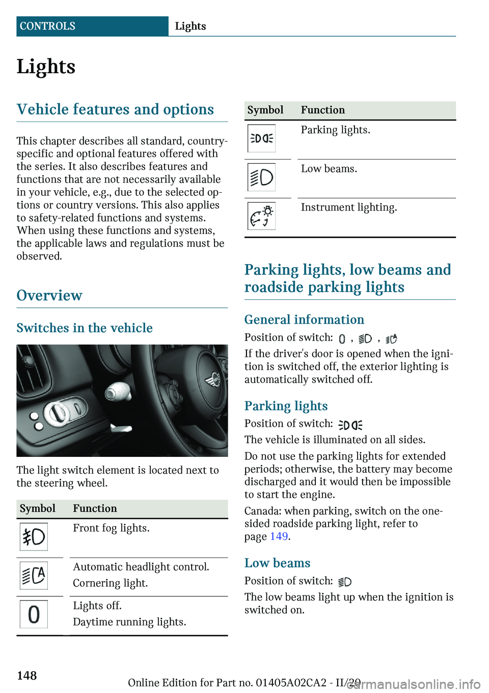 MINI COUNTRYMAN 2021  Owners Manual �A�