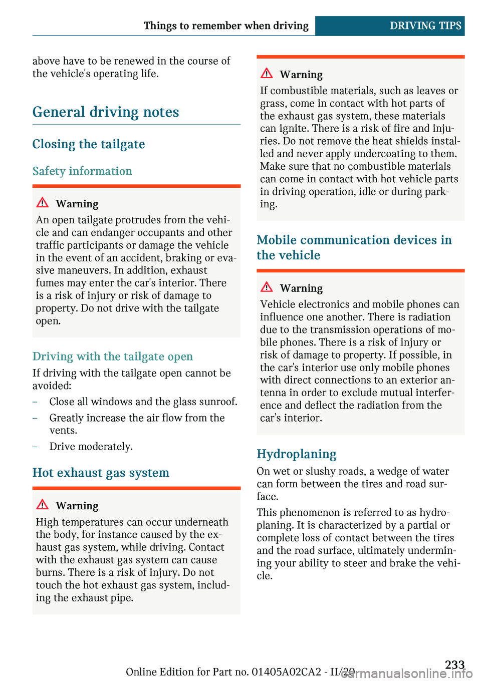 MINI COUNTRYMAN 2021  Owners Manual �