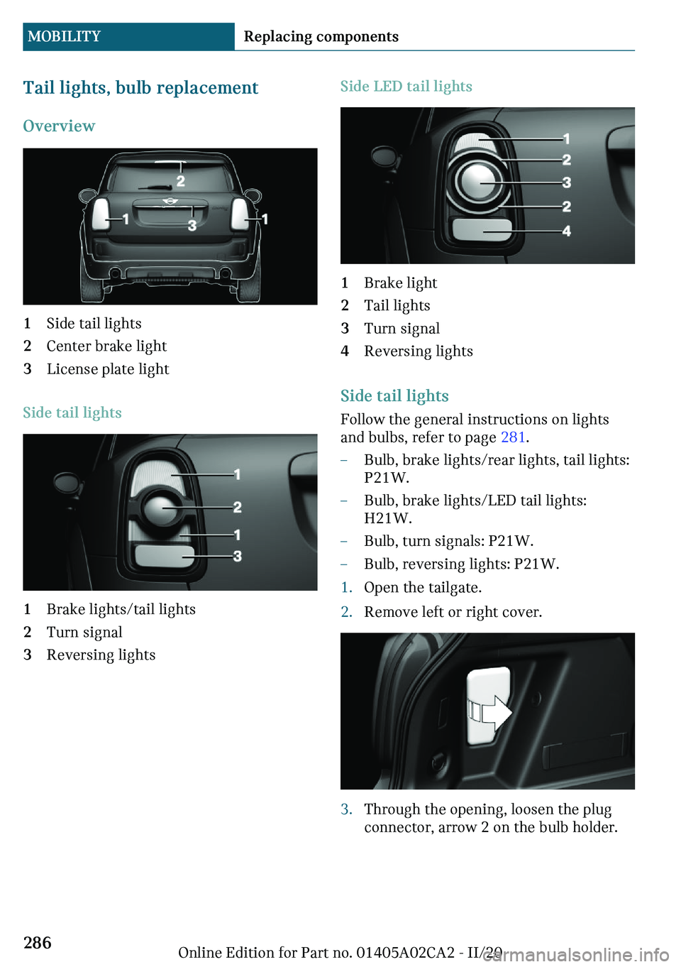 MINI COUNTRYMAN 2021  Owners Manual �m�