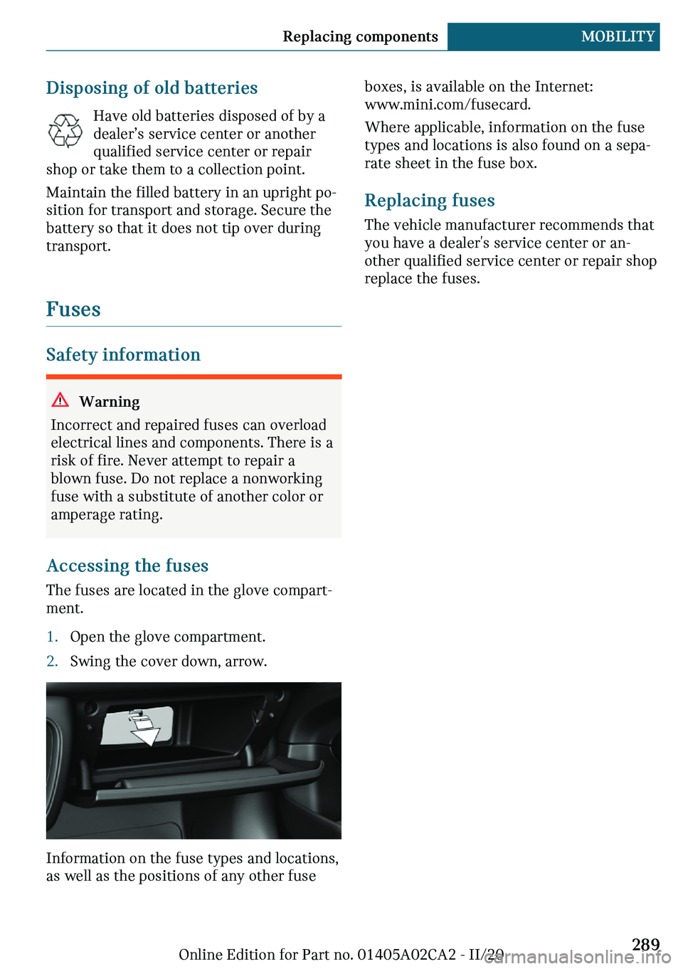 MINI COUNTRYMAN 2021  Owners Manual ��