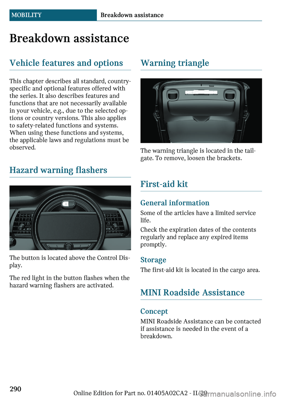 MINI COUNTRYMAN 2021  Owners Manual �B�r�