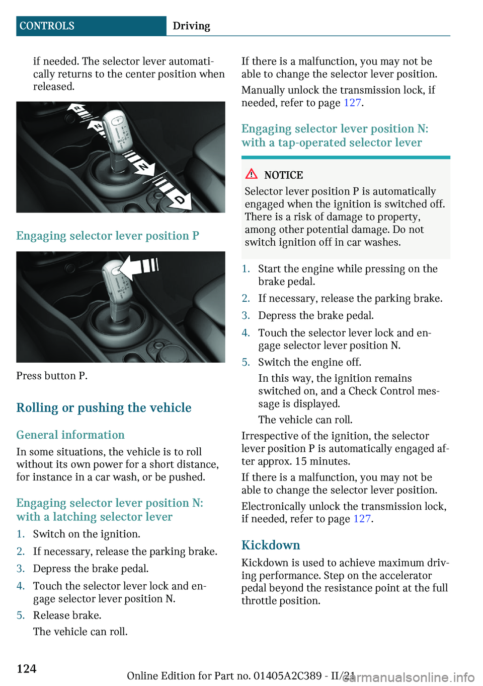 MINI COUNTRYMAN 2022  Owners Manual �