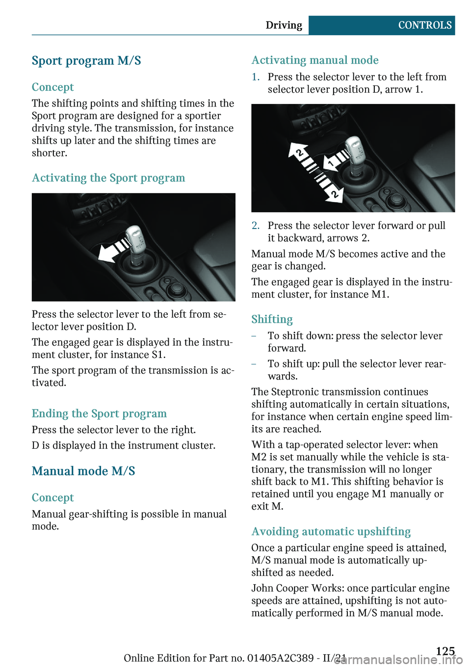 MINI COUNTRYMAN 2022  Owners Manual �d�