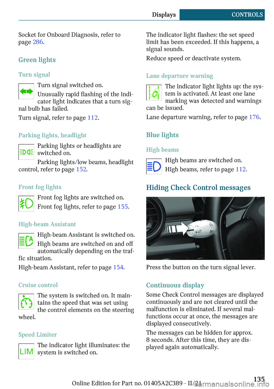 MINI COUNTRYMAN 2022  Owners Manual �d�