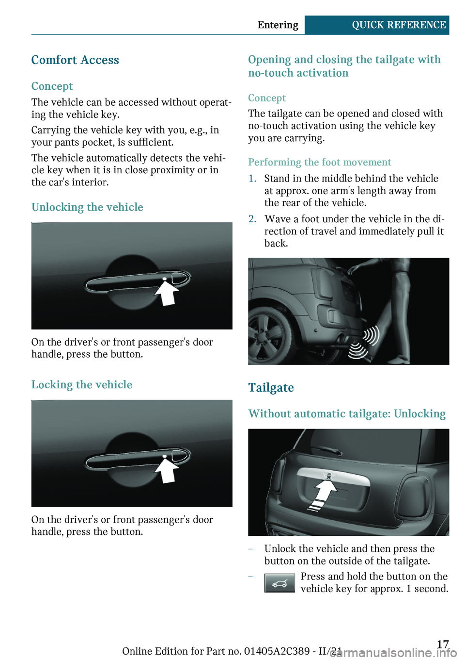 MINI COUNTRYMAN 2022 User Guide �C�