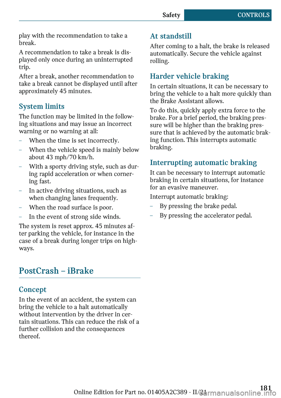 MINI COUNTRYMAN 2022  Owners Manual �