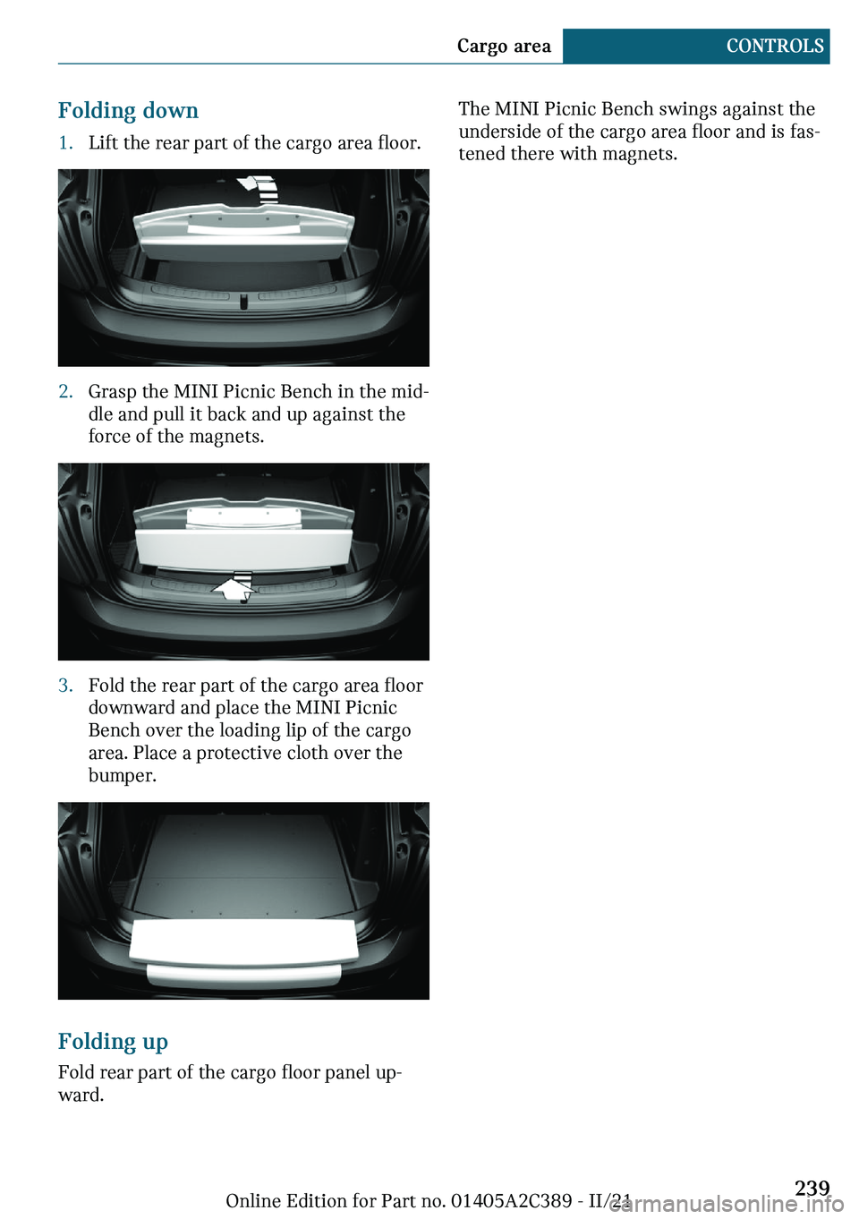 MINI COUNTRYMAN 2022  Owners Manual �F�