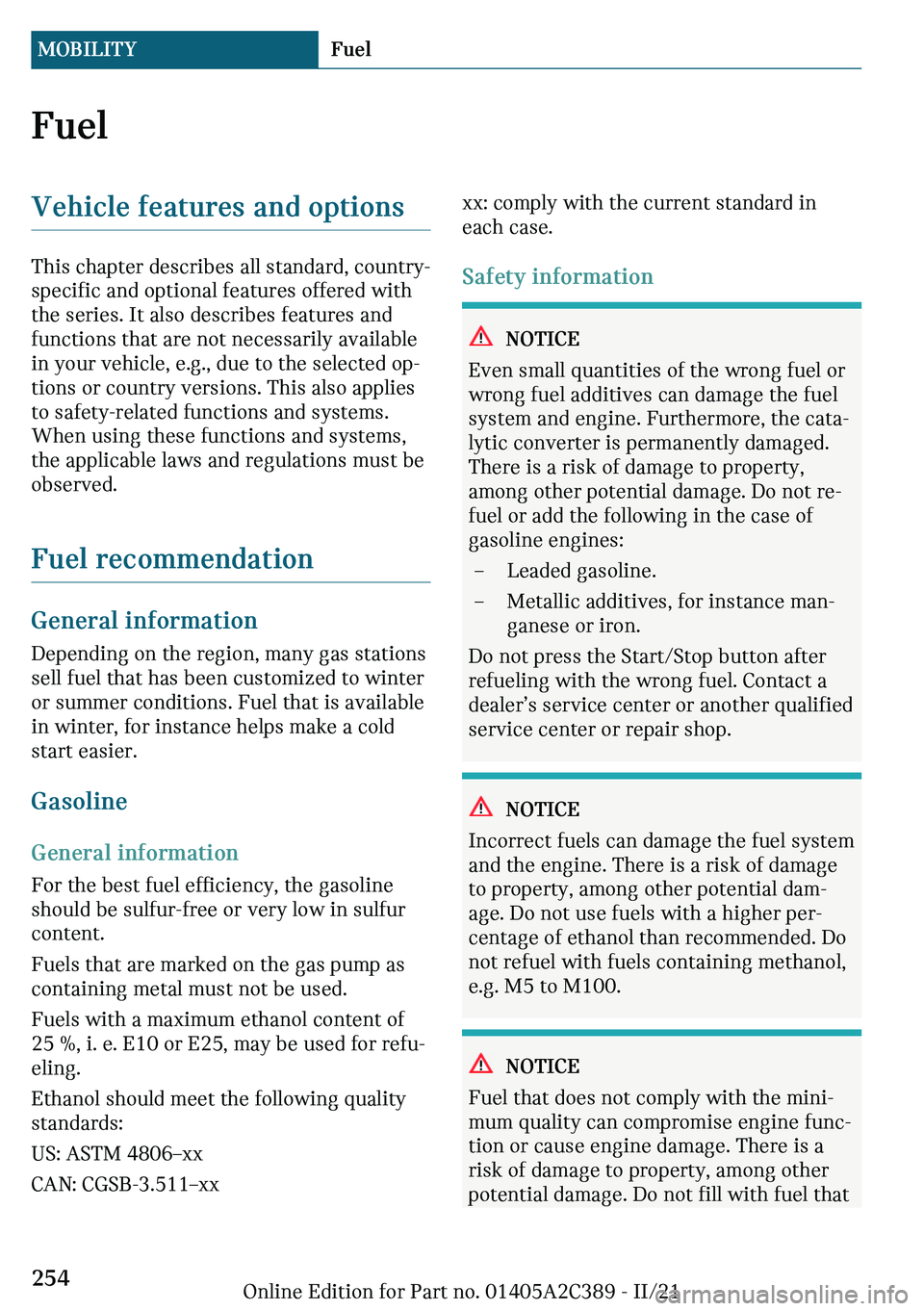 MINI COUNTRYMAN 2022  Owners Manual �F�