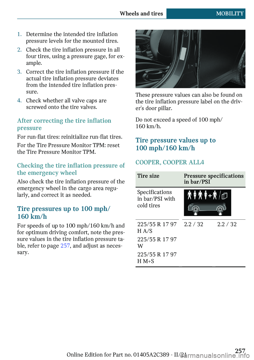 MINI COUNTRYMAN 2022  Owners Manual c��