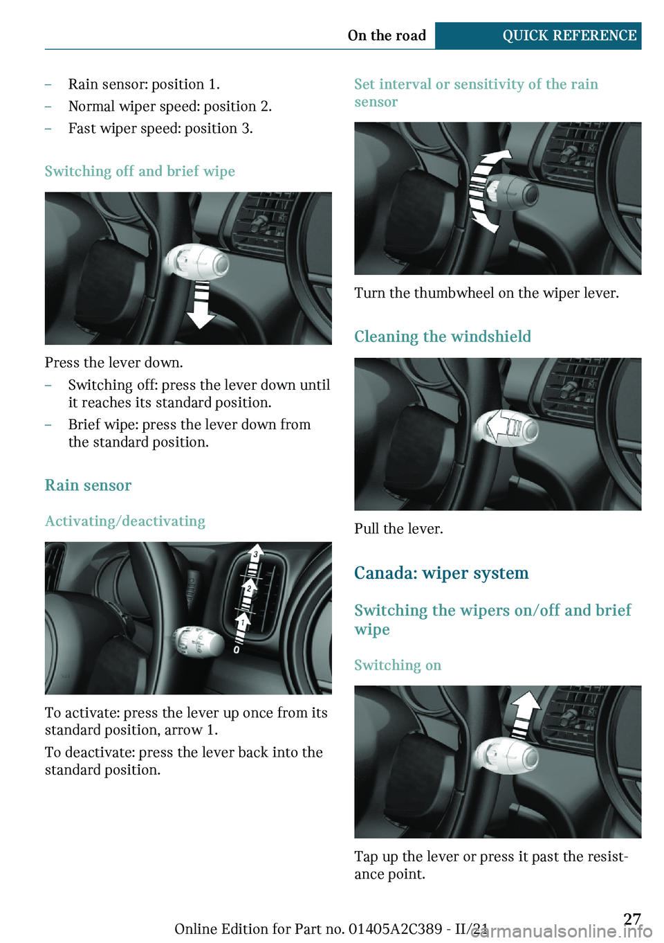 MINI COUNTRYMAN 2022 Owners Manual 