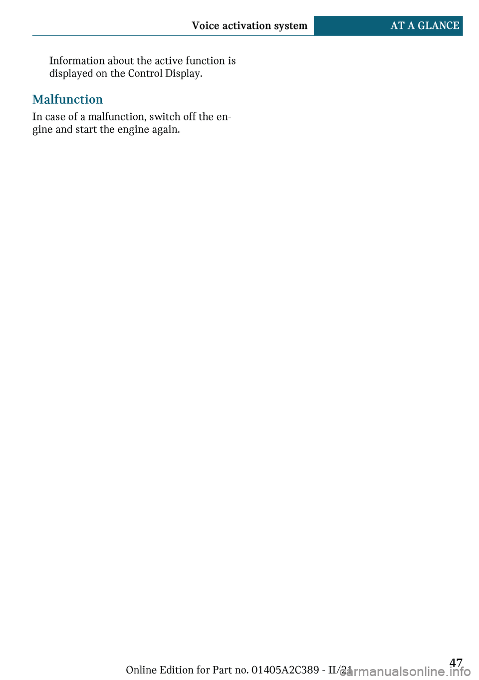 MINI COUNTRYMAN 2022 Service Manual �-�n�f�