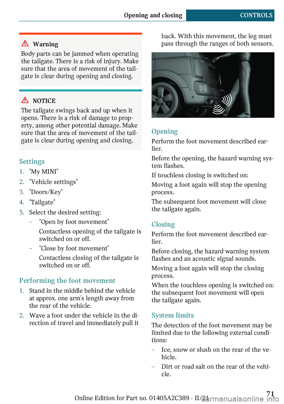 MINI COUNTRYMAN 2022 Manual PDF �W�
