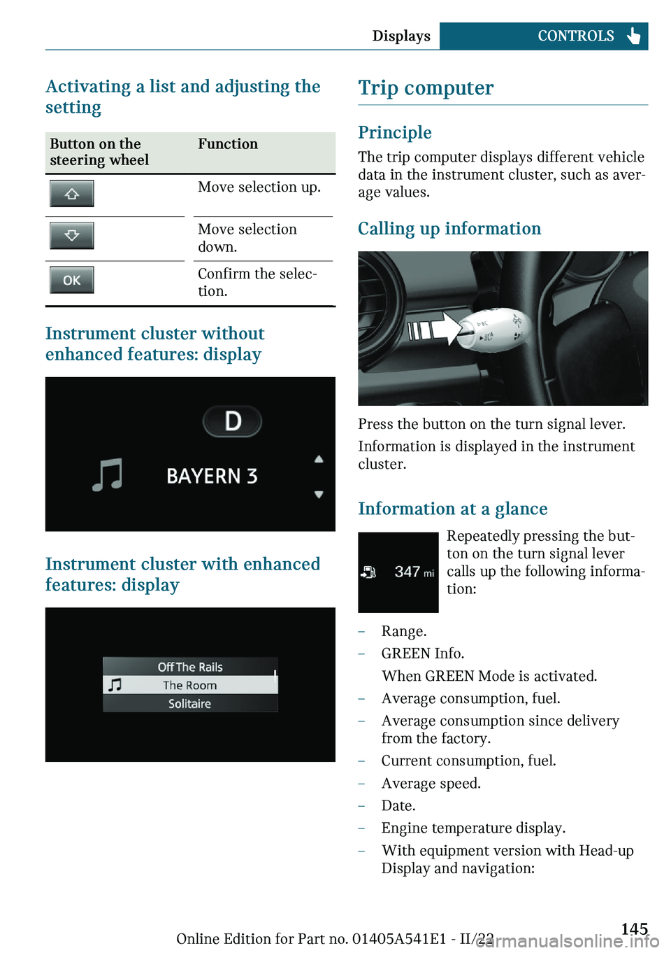 MINI COUNTRYMAN 2023  Owners Manual ��c�