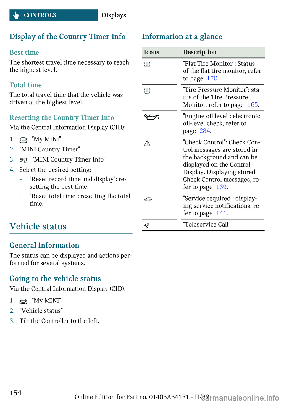 MINI COUNTRYMAN 2023  Owners Manual ��