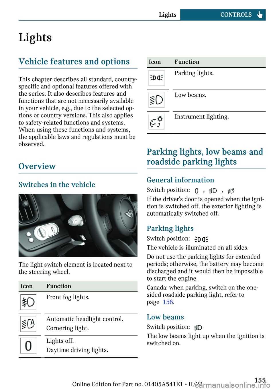 MINI COUNTRYMAN 2023  Owners Manual �A�