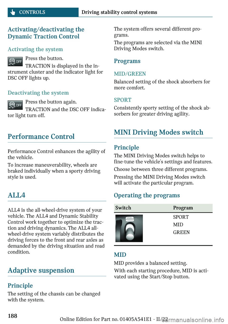 MINI COUNTRYMAN 2023  Owners Manual ��c�