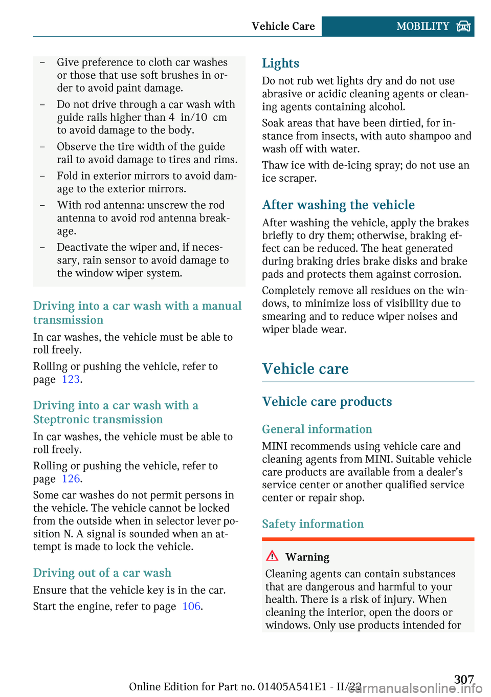 MINI COUNTRYMAN 2023  Owners Manual 