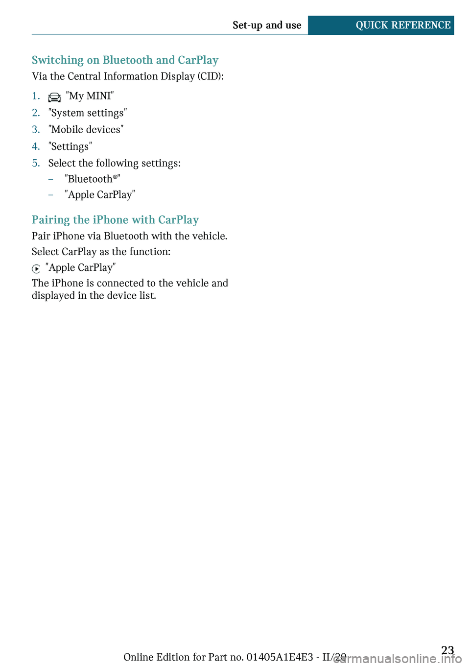 MINI JOHN COOPER WORKS GP 2021 Owners Manual �d
�