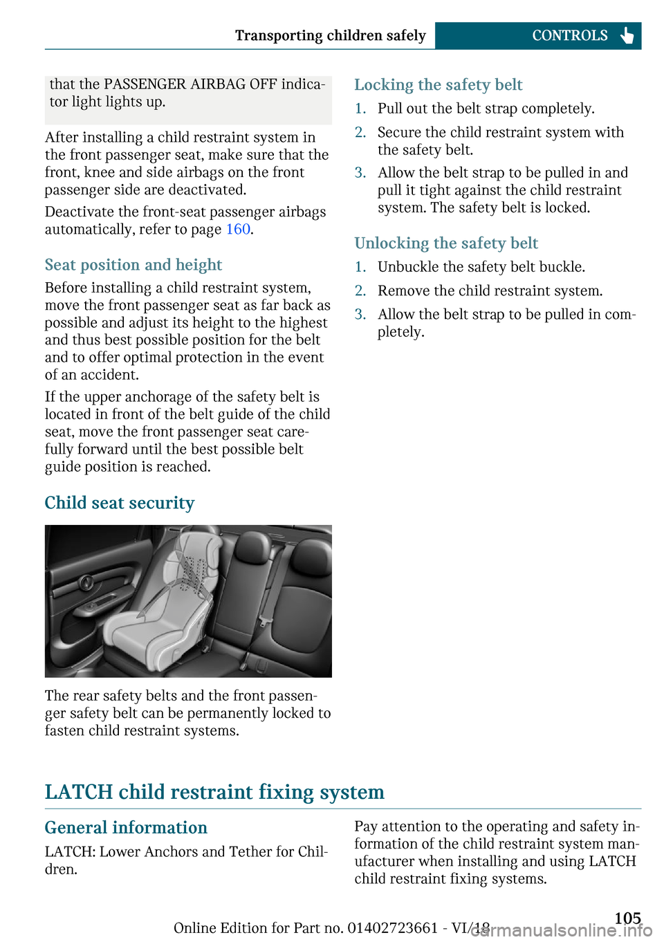 MINI Clubman 2019  Owners Manual �