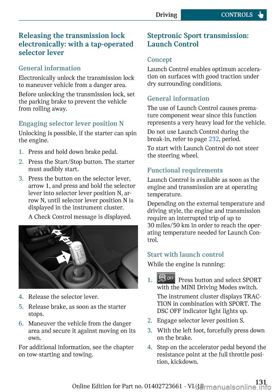 MINI Clubman 2019  Owners Manual �`�