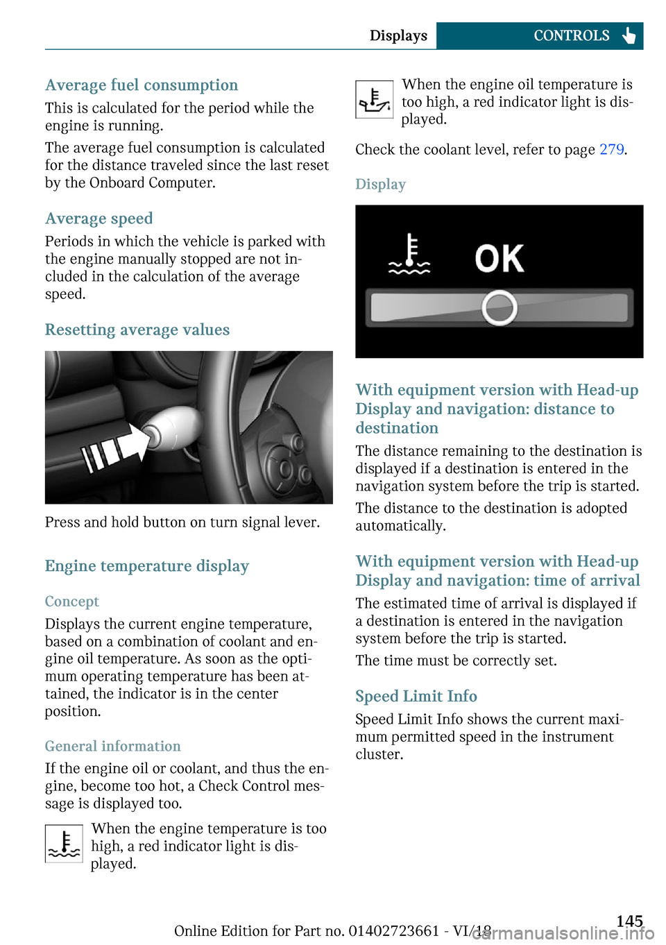 MINI Clubman 2019  Owners Manual �	�