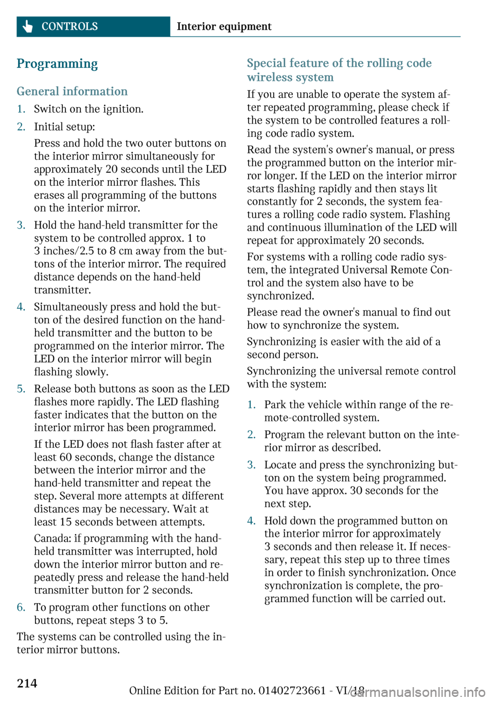 MINI Clubman 2019  Owners Manual �\�r�